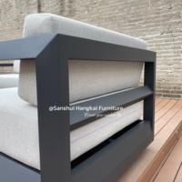 Hangkai Aluminium-Gartenmöbel Villa Garten-Sofa-Set Hotel Terrassen- und Poolbereich Aluminium-Outdoor-Sofa