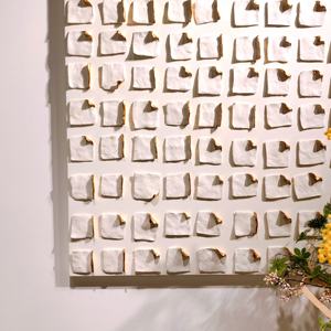 لوحة جدارية سيراميك فاخرة ثلاثية الأبعاد بتصميم عصري بسيط، لوحة فنية جدارية تجريدية من السيراميك لديكور المنزل - Product Image 2