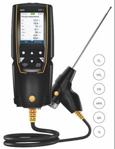 High Quality Testo 310 II (model NumbeR 0563 3104)portable Digital Flue Gas Analyzer, O2, CO, CO2 Flue Gas Analyzer Testo 310 - Product Image 6
