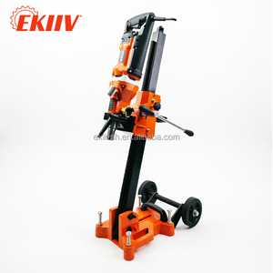 מקדחת יהלום על גלגלים F-180D 2200W בעלת 3 מהירויות, לשימוש רטוב ויבש, לעבודות בנייה וקידוח בבטון, עם מטחנה זוויתית. - Product Image 3