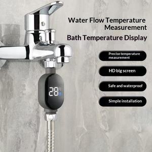 Soffione Doccia Digitale Selezionato con Cura, Display LED <span class=keywords><strong>Esterno</strong></span> per Temperatura Acqua, Materiale ABS, Installazione a Spirale, per Bambini - Product Image 5