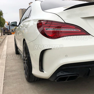 ชุดแต่งสปอยเลอร์กันชนหลังรถยนต์ ช่องระบายอากาศด้านข้าง สำหรับ Mercedes-Benz CLA-Class C117 CLA200 260 AMG ปี 2013-2019 - Product Image 5