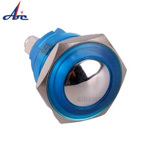 Interrupteur rotatif à clé en métal 16mm avec lumière auto-verrouillante <span class=keywords><strong>2</strong></span> <span class=keywords><strong>positions</strong></span> 3 <span class=keywords><strong>positions</strong></span> 3V 6V <span class=keywords><strong>12V</strong></span> 24V 220V 3A IBK-16-11Y ABILKEEN - Product Image 2