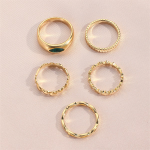 Fashion heart <span class=keywords><strong>gold</strong></span> rings design per le donne in <span class=keywords><strong>bangladesh</strong></span> set per ragazze per le donne all'ingrosso N2310077 - Product Image 5
