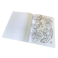 Venta caliente Encuadernación perfecta libro de colorear de tapa blanda