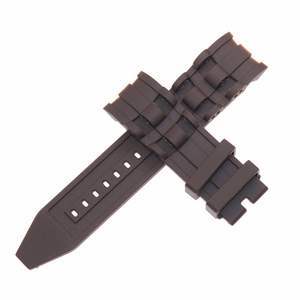 Correa de Reloj Upro de 26 mm, Lujosa y Transpirable, de Silicona con Extremos Curvos, Negra y Verde, para Relojes Deportivos de Buceo - Product Image 5