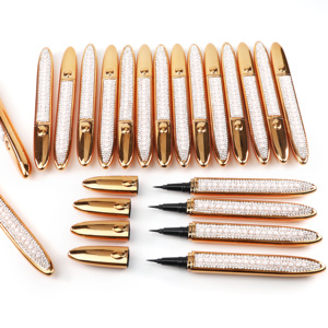 2021 Offre Spéciale diamant luxe <span class=keywords><strong>cils</strong></span> colle stylo eye-liner <span class=keywords><strong>magnétique</strong></span> noir clair colle stylo - Product Image 4