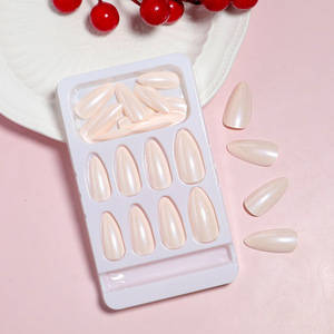 <span class=keywords><strong>Faux</strong></span> ongles en résine de luxe de style européen et américain, motif étoiles françaises, à presser - Product Image 5