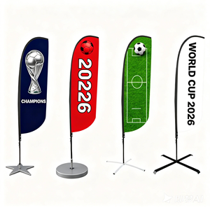 Kit de Bandera de Plumas para Exteriores, Bandera de Playa Personalizada en Forma de Lágrima con Mástil, Vela de Bali para Publicidad y Promoción - Product Image 2