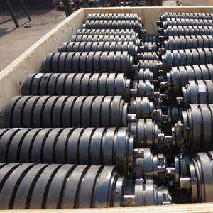 127mm Dia Steel Pipe Slotted Impact Conveyor <strong>Idler</strong> <strong>Roller</strong> - Product Image 5