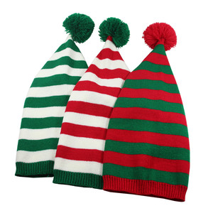 Gorro <span class=keywords><strong>de</strong></span> Punto con Estampado Digital, Estilo Europeo Americano, con Cola Larga y Bola <span class=keywords><strong>de</strong></span> Pelo, <span class=keywords><strong>para</strong></span> Hombre y Mujer, Regalo <span class=keywords><strong>de</strong></span> Navidad, Decoración - Product Image 6