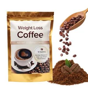 Hot Selling Private Label Slim Green Coffee Diet For Weight Loss Slimming Coffee Weight Loss Instant