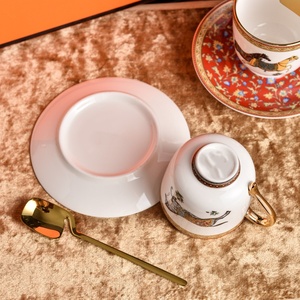 Juego de Platos de Cena de Estilo Europeo, de Lujo Ligero y Alta Gama, con Taza de Café, Regalo Ideal para el Día de San Valentín, Inauguración de Casa o Boda - Product Image 3