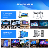 Profesional de alta frecuencia de actualización HD P3.91 P4.81 SMD Gob módulo Led impermeable alquiler pantalla Led para escenario