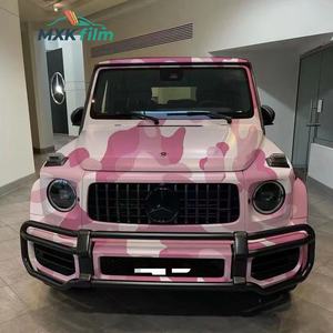 <span class=keywords><strong>Film</strong></span> adhésif pour voiture, violet <span class=keywords><strong>rose</strong></span> camouflage, <span class=keywords><strong>rose</strong></span> <span class=keywords><strong>rose</strong></span>, bleu métallisé - Product Image 4