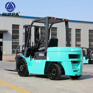 מחיר זול 3 טון גשש חשמלי טון מלגזה 3.5 טון כל שטח מלגזה משאית עם גובה הרמה 4000 מ "מ למכירה - Product Image 2