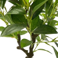 Plante artificielle d'intérieur et d'extérieur réaliste de bonsaï de conception moderne d'oranger pour la décoration de salon pour la saison de printemps
