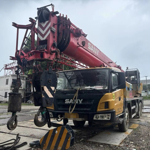 Grue sur chenilles d'occasion Sany STC250E5-1 25 tonnes avec moteur et boîte de vitesses PLC - Matériel de construction à prix réduit - Product Image 1