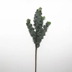 5枝76厘米hiqh品质3D真触摸树叶桉树树叶出售家居装饰