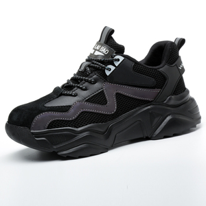<span class=keywords><strong>Chaussures</strong></span> <span class=keywords><strong>de</strong></span> <span class=keywords><strong>sécurité</strong></span> pour hommes en cuir microfibre antidérapantes à bout en acier pour la vente en gros - Product Image 1