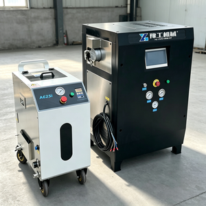 Machine <span class=keywords><strong>de</strong></span> sablage à glace sèche avec <span class=keywords><strong>kit</strong></span> <span class=keywords><strong>de</strong></span> buses ergonomiques réduit la fatigue <span class=keywords><strong>de</strong></span> l'opérateur lors du nettoyage des plafonds et des conduits. - Product Image 6