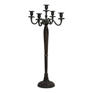 5 Arms Candle Holder Aluminium <b>Candelabra</b> for Wedding Floor Centerpieces Decor - Product Image 2