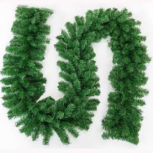 Di alta qualità <span class=keywords><strong>2</strong></span>.7m corona di natale artificiale vite ghirlanda eco-friendly decorazione appesa per porte balconi natale - Product Image 2