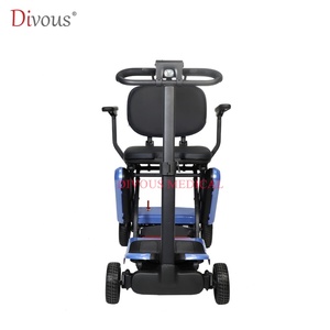 Scooter électrique pliable léger à quatre roues pour personnes âgées - Product Image 6