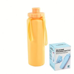 New Silicone Sports <b>Kettle</b> Outdoor <b>Camp</b> Portable Anti-drop High Temperature Foldable Food Grade Silicone Water Cup - Product Image 1