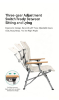 Chaise de jardin en aluminium, mobilier d'extérieur, chaise de salle à manger, chaise de plage pliable en tissu Oxford et métal pour la détente