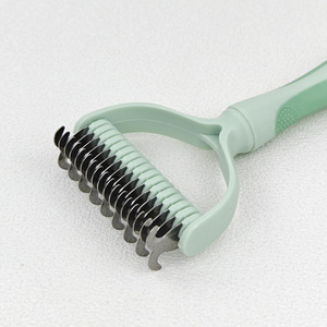 Peigne démêlant pour animaux de compagnie, pour chats et chiens, grande et petite taille, double face pour éliminer les poils et les nœuds. - Product Image 2