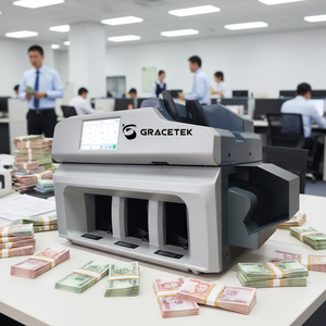 Meilleure Nouvelle Machine de Comptage et de Tri de Billets GRACETEK de Qualité Bancaire avec Écran LCD Couleur, Compatible Toutes Devises, Certifiée CE/<span class=keywords><strong>ECB</strong></span>, Automatique - Product Image 3