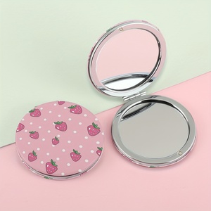 Wholesale Custom Logo Cute Pocket Mirror Make Up Cute Paw Compact Makeup Mirror