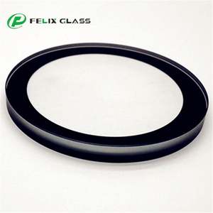 Panneaux de verre sérigraphiés noirs FELIX, panneau de visualisation en verre trempé pour équipement - Product Image 5