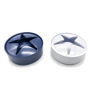 Cenicero de plástico de melamina 100% redondo con diseño de estrella personalizado