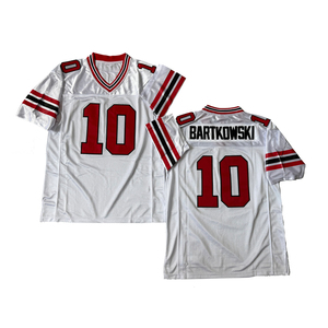 Maillot de rugby vintage pour homme, style cousu, 4 <span class=keywords><strong>Brett</strong></span> Favre, 7 <span class=keywords><strong>Michael</strong></span> Vick, 10 Steve Bartkowski, 21 Deion Sanders, tailles S à 3XL - Product Image 4