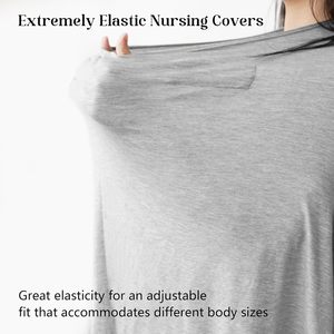 Coperte per Allattamento Traspiranti, Morbide, Ecologiche, Antibatteriche, 100% Cotone Jersey, Completamente Rimovibili a 360 Gradi - Product Image 5
