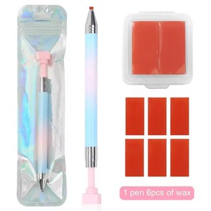 Kit de bolígrafos de pintura de diamante DIY, crayones recargables, bolígrafo giratorio con punta de pegamento para arte de uñas, accesorios de manicura, herramienta rápida - Product Image 5
