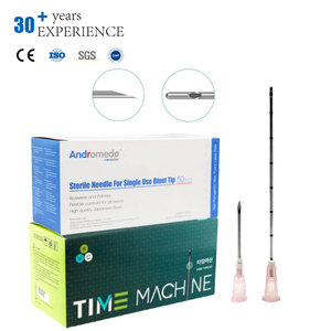 Unimaster Micro-cannule 16g 18g 21g 22g 23g 100mm tutte le dimensioni Derma riempitivo corpo Micro Cannula - Product Image 2