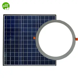 18ワットledダウンライト Suppliers-VentツールLEDライトECO 18 Watt Solar Panel GreenエネルギーLEDライトDownlightとAC/DC Power Adapterソーラー天井ランプR