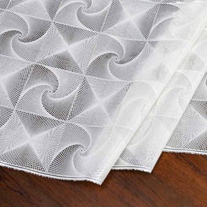 Boen Sang Trọng Hoa Pha Lê Ren Bảng Bìa Mô Hình Hình Học Thiết Kế Hiện Đại Thêu Hình Chữ Nhật PVC Bảng Runner - Product Image 2