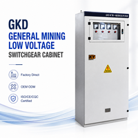 Tableau de distribution de puissance souterraine GKD personnalisé pour l'exploitation minière, appareillage basse tension 380V 660V 1140V, étanche à la poussière IP54