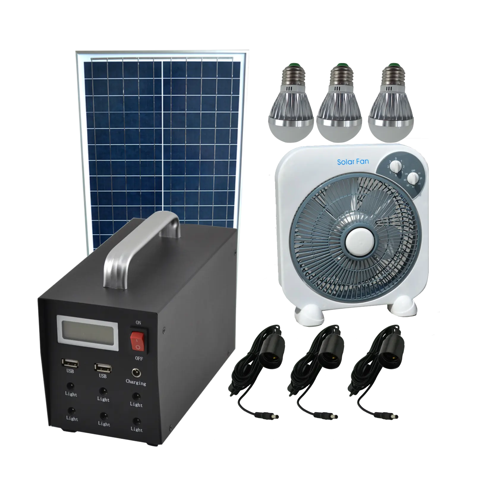 solar energy system with led light bulbs for africa family use small portable solar energy system for home lighting