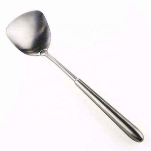 Ensemble d'ustensiles de cuisine en acier inoxydable 3 pièces : louche, écumoire, spatule de service et spatule de cuisson - Product Image 5