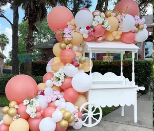 热销现代风格婚礼装饰庭院家具甜冰淇淋糖果沙漠车