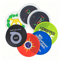 Éventail pliable par sublimation, disque volant promotionnel avec pochette