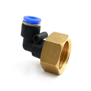 Pneumatic Air Connector Fitting PC PCF/PL/PLF 4/6/8/10/12mm Thread 1/8