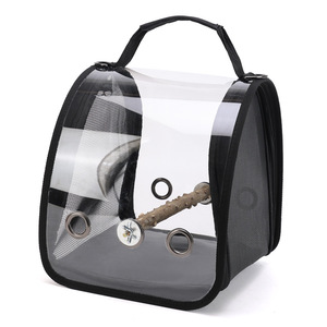 Bolsa Transparente para Transportar Aves, Tamaño Mediano, Forma Semicircular, Material de PVC, para Viajes con Aves de Compañía - Product Image 2
