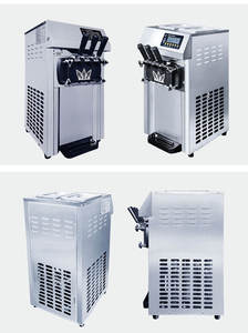 Commercial Free Standing Automatic Mini Desktop Fashionable Soft <b>Ice</b> Cream <b>Maker</b> Machine for Hot Summer - Product Image 3