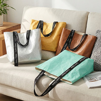 Sac fourre-tout en toile Tyvek DuPont durable, logo personnalisé, écologique, sac de shopping réutilisable en RPET, cadeau d'entreprise
